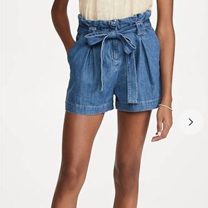 L’Agence Hillary Paperbag Shorts Size 27